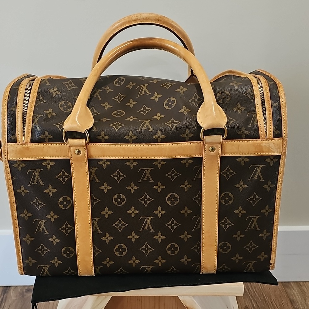 Louis Vuitton Brown Monogram Pet Carrier - Picture 15 of 16